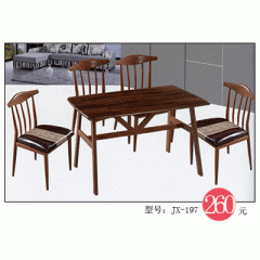 圓桌快餐桌勝芳餐桌 鋼木餐桌椅 快餐桌椅批發 景祥家具廠