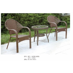 勝芳批發藤椅 藤椅茶幾組合 藤編椅子 陽臺桌椅 庭院桌椅 休閑桌椅 藤制家具 戶外家具 岳明達藤椅（原誠連誠家具）