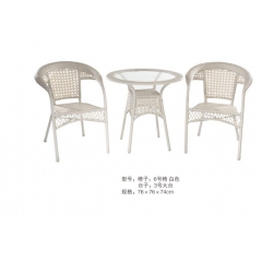 勝芳批發藤椅 藤椅茶幾組合 藤編椅子 陽臺桌椅 庭院桌椅 休閑桌椅 藤制家具 戶外家具 岳明達藤椅（原誠連誠家具）