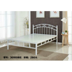 勝芳床鋪批發歐式床 鐵床 鐵藝床 雙人床 折疊雙人床 鐵藝雙人床 雙人板床 金屬床 臥室家具 歐博瑞家具