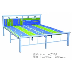 勝芳床鋪批發 折疊床 龍骨床 雙人床 鐵藝雙人床床 午休床 簡約歐式床 架子床 行軍床 單人床 鑫越家具廠（原付強家具）