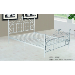 勝芳床鋪批發 折疊床 龍骨床 雙人床 鐵藝雙人床床 午休床 簡約歐式床 架子床 行軍床 單人床 鑫越家具廠（原付強家具）