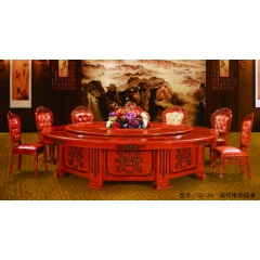 勝芳餐桌椅 轉盤桌 實木旋轉大餐臺 桌面 桌架  實木餐桌椅 實木餐臺椅 中式餐桌椅 實木餐桌椅組合批發 木質家具 餐廳家具中式家具  長松家具