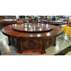 勝芳餐桌椅 轉盤桌 實木旋轉大餐臺 桌面 桌架  實木餐桌椅 實木餐臺椅 中式餐桌椅 實木餐桌椅組合批發 木質家具 餐廳家具中式家具  長松家具