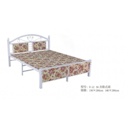 勝芳折疊床 龍骨床 雙人床 鐵藝床 簡約歐式床 架子床 行軍床 單人床 批發 鑫越家具廠（原付強家具）折疊床批發