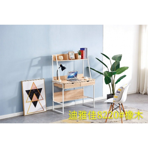 勝芳鋼木桌批發簡約家用電腦桌臥式床頭小桌現代鐵藝休閑桌學習桌寫字桌兒童迪雅佳家具