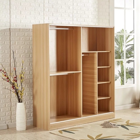 勝芳家具批發 衣柜 木質衣柜 兩開門衣柜 板式衣柜批發 兩開門衣柜 現代簡約衣柜 臥室家具 簡約全實木衣柜 臥室兩門衣柜 組合成人衣柜衣櫥定制 東升家具