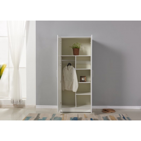 勝芳家具批發 衣柜 木質衣柜 兩開門衣柜 板式衣柜批發 兩開門衣柜 現代簡約衣柜 臥室家具 簡約全實木衣柜 臥室兩門衣柜  組合成人衣柜衣櫥定制  東升家具