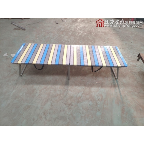 勝芳圓頭兩折床 折疊床 簡易床 午休床 四折床 單人床 陪護床 鐵藝床 竹板床 龍骨床 單人床批發 臥室家具 立達勝強家具