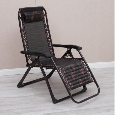勝芳躺椅批發休閑椅折疊椅鐵制躺椅午睡椅老人躺椅懶人椅戶外家具休閑家具書房家具中正陽家具