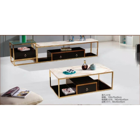 勝芳茶幾批發 不銹鋼茶幾 小茶幾 玻璃茶幾 咖啡桌 咖啡臺 飲品店桌 客廳家具  鑫富成家具