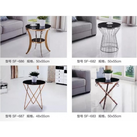 勝芳茶幾批發 不銹鋼茶幾 小茶幾 玻璃茶幾 咖啡桌 咖啡臺 飲品店桌 客廳家具  鑫富成家具