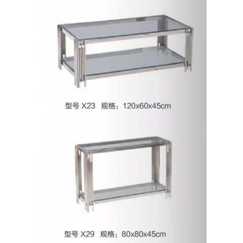 勝芳茶幾批發 不銹鋼茶幾 小茶幾 玻璃茶幾 咖啡桌 咖啡臺 飲品店桌 客廳家具  鑫富成家具