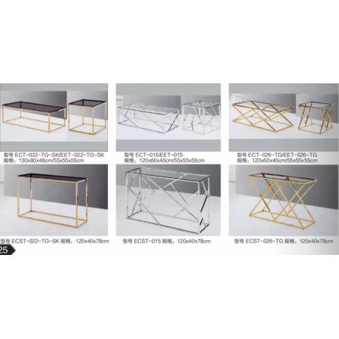 勝芳茶幾批發 不銹鋼茶幾 小茶幾 玻璃茶幾 咖啡桌 咖啡臺 飲品店桌 客廳家具  鑫富成家具