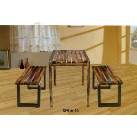 勝芳原生態火燒木家具批發 主題酒店桌椅 實木餐桌餐椅批發 桌面 戶外實木餐桌椅 原生態酒店家具 酒店家具和合家具