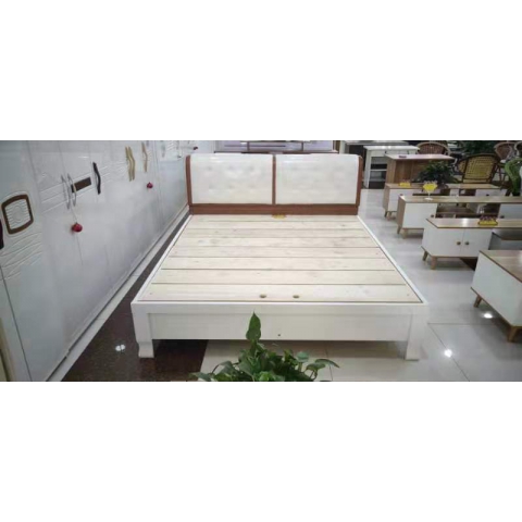 勝芳床鋪批發 雙人床 實木床 鐵條床 折疊雙人床 木質雙人床 雙人板床 北歐家具 臥室家具 酒店家具  璐陽家具