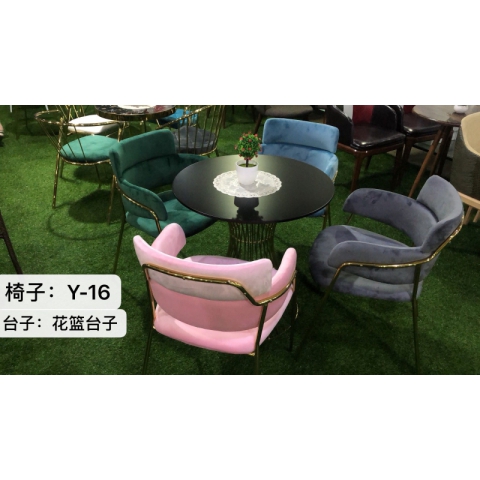 勝芳休閑輕奢桌椅批發 卡座 咖啡桌椅 網紅桌椅 酒店家具 洽談 接待桌椅 鈦金桌椅 北歐鈦金桌椅 岳明達家具（原誠連誠家具）