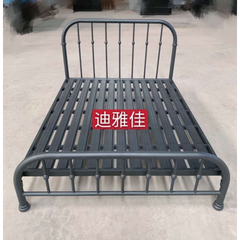 勝芳鐵床批發 歐式鐵藝床 復古旅館鐵架床 雙人床 酒店公寓床 臥室鐵架床 公主床 金屬床 迪雅佳家具