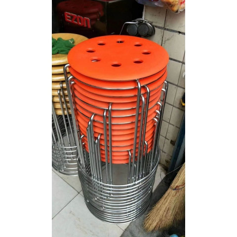 勝芳鐵腿凳子批發 三腿凳子 鐵質凳子 鋼筋凳 套凳 圓凳 簡易家具 寰宇家具