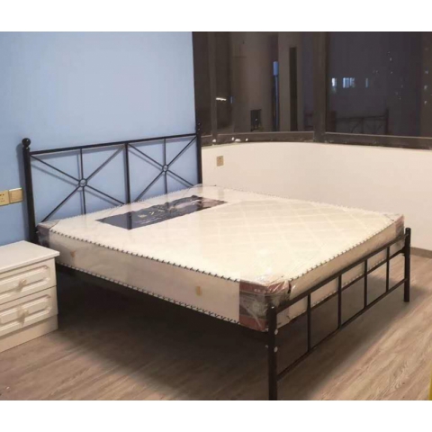 勝芳鐵床批發 歐式鐵藝床 復古旅館鐵架床 雙人床 酒店公寓床 臥室鐵架床 公主床 金屬床 迪雅佳家具