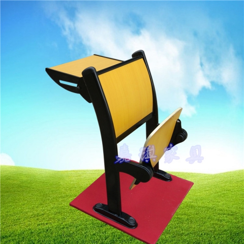 【嘉琪家具廠家直供彎靠背階梯教室排椅 課桌椅 禮堂椅 聯排椅 會議椅