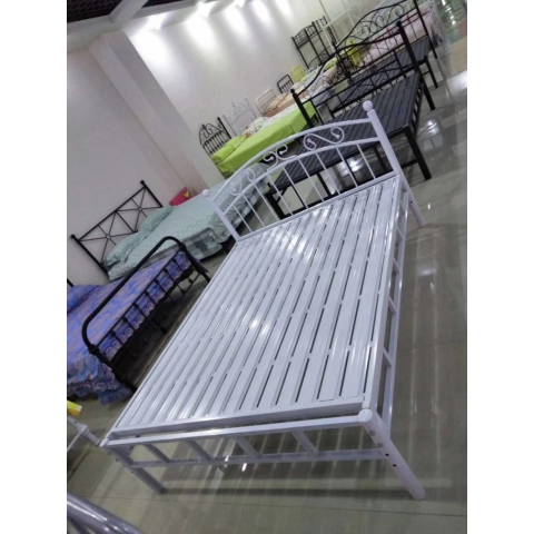 勝芳床鋪批發雙人床 鐵床 鐵藝床 雙人床 折疊雙人床 鐵藝雙人床 雙人板床 金屬床 臥室家具 歐博瑞家具