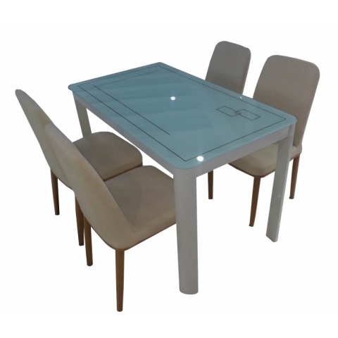 勝芳餐桌 玻璃餐桌 玻璃餐臺(tái) 小戶型餐桌 鋼化玻璃餐桌 熱彎玻璃餐桌 時(shí)尚簡(jiǎn)約 餐廳家具 餐廚家具批發(fā) 森之博家具