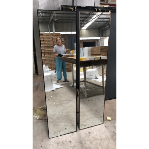 勝芳家具批發 鋁合金穿衣鏡可掛墻可支架  穿衣鏡 全身鏡 試衣鏡 落地鏡 服裝店鏡子 臥室長鏡子 全身鏡 簡約 立體 移動 驕陽家具