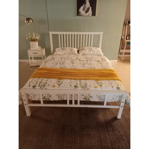 勝芳床鋪批發歐式床 鐵床 鐵藝床 雙人床 雙人床 折疊雙人床 鐵藝雙人床 雙人板床 金屬床 臥室家具 歐博瑞家具