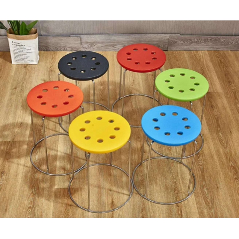 勝芳鐵腿凳子批發 三腿凳子 鐵質凳子 鋼筋凳 套凳 圓凳 簡易家具 寰宇家具