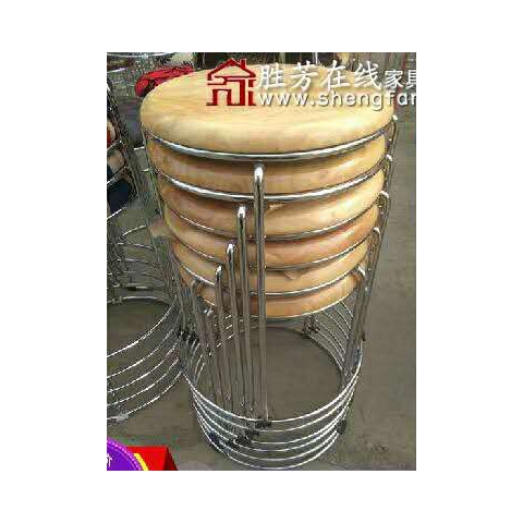 勝芳鐵腿凳子批發 三腿凳子 鐵質凳子 鋼筋凳 套凳 圓凳 簡易家具 寰宇家具