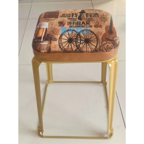 勝芳鐵腿凳子批發 三腿凳子 鐵質凳子 鋼筋凳 套凳 圓凳 簡易家具 寰宇家具