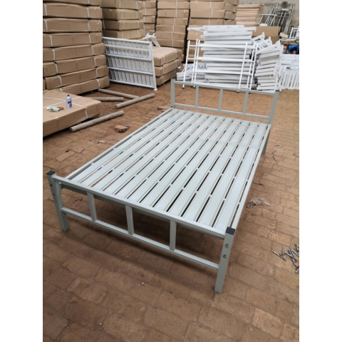 勝芳折疊床 龍骨床 雙人床 鐵藝床 簡約歐式床 架子床 行軍床 單人床 批發 付強家具折疊床批發