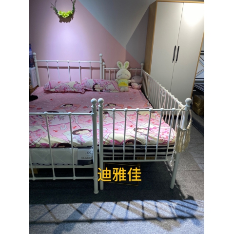 勝芳鐵床批發 歐式鐵藝床 復古旅館鐵架床 雙人床 酒店公寓床 臥室鐵架床 公主床 金屬床 迪雅佳家具