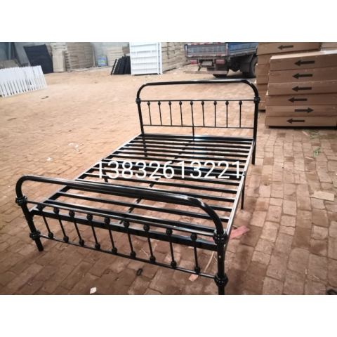 勝芳折疊床 龍骨床 雙人床 鐵藝床 簡約歐式床 架子床 行軍床 單人床 批發 付強家具折疊床批發