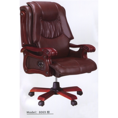 勝芳辦公椅批發  皮藝 老板椅旋轉 電腦椅 大班椅 總裁椅 經理椅子 實木腳 辦公椅 帶輪櫈子 永錦家具