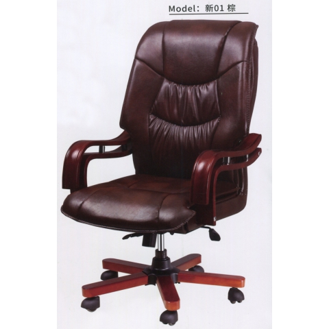 勝芳辦公椅批發  皮藝 老板椅旋轉 電腦椅 大班椅 總裁椅 經理椅子 實木腳 辦公椅 帶輪櫈子 永錦家具