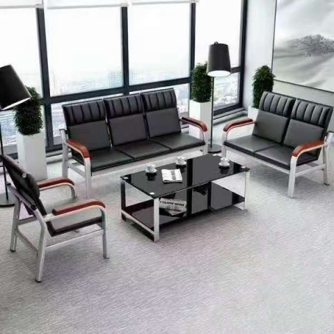 勝芳沙發批發 商務辦公沙發 休閑沙發 沙發三件套客廳沙發皮革沙發 會客接待室沙發 經理室沙發  三人位沙發 雙人位沙發單人位沙發時尚鐵藝沙發茶幾組合大洋家具