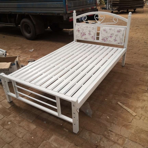 勝芳折疊床 龍骨床 雙人床 鐵藝床 簡約歐式床 架子床 行軍床 單人床 批發 付強家具折疊床批發