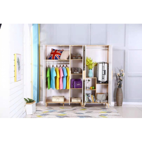 勝芳家具批發 衣柜 木質衣柜 板式衣柜批發 現代簡約衣柜 臥室家具 東升家具