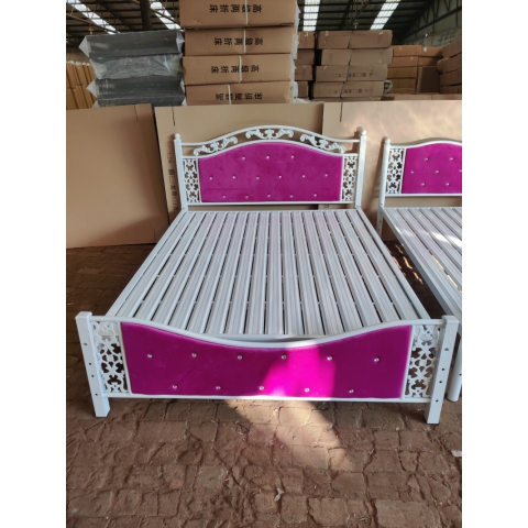 勝芳折疊床 龍骨床 雙人床 鐵藝床 簡約歐式床 架子床 行軍床 單人床 批發 付強家具折疊床批發