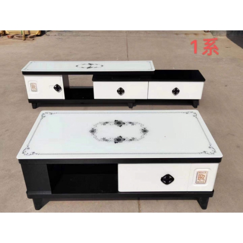 勝芳茶幾電視柜批發 板式茶幾電視柜 時尚茶幾組合 歐式 簡約 客廳家具 歐式家具 北歐  新雨林家具