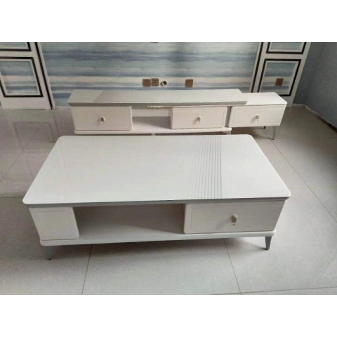 勝芳茶幾電視柜批發 板式茶幾電視柜 時尚茶幾組合 歐式 簡約 客廳家具 歐式家具 北歐  新雨林家具