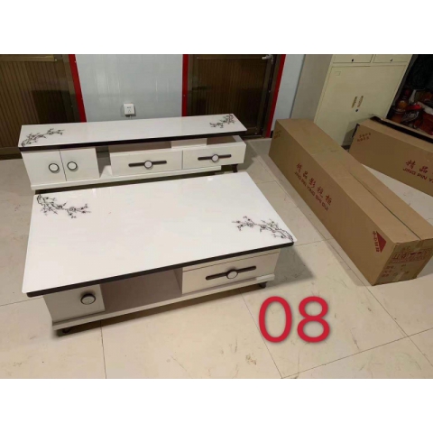 勝芳茶幾電視柜批發 板式茶幾電視柜 時尚茶幾組合 歐式 簡約 客廳家具 歐式家具 北歐  新雨林家具