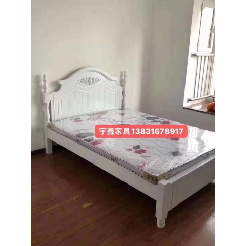 勝芳床鋪批發 雙人床 實木床 鐵條床 折疊雙人床 木質雙人床 雙人板床 北歐家具 臥室家具 酒店家具 宇鑫家具