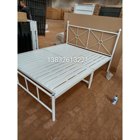 勝芳折疊床 龍骨床  高低床 雙人床 鐵藝床 簡約歐式床 架子床 行軍床 單人床 批發 付強家具折疊床批發