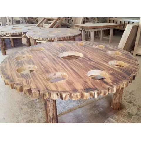 勝芳餐桌批發 酒店餐桌 大圓桌 多人 餐館 飯店 桌子 餐廳 包間 包廂 酒店家具 雙全實木家具