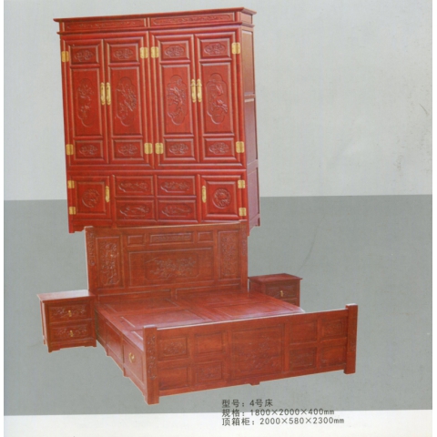 勝芳床批發 臥室家具 床 實木 中式 現代 簡約 雙人床 硬床 雙全實木家具