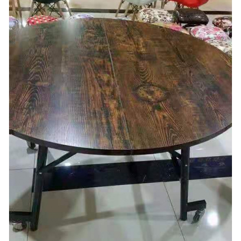 勝芳餐桌批發 酒店餐桌 折疊桌 多人 餐館  飯店 桌子 餐廳酒店家具 雙全實木家具