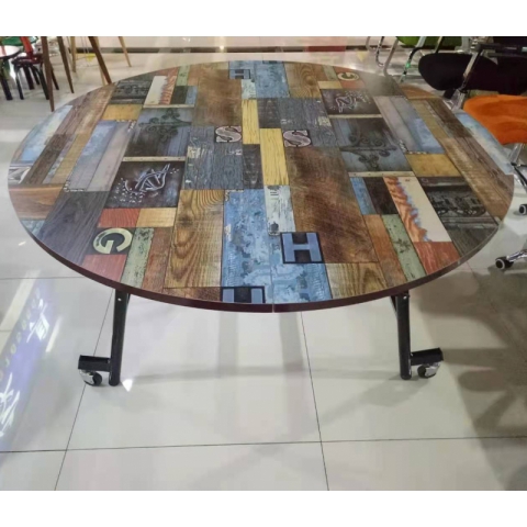 勝芳餐桌批發 酒店餐桌 折疊桌 多人 餐館  飯店 桌子 餐廳酒店家具 雙全實木家具